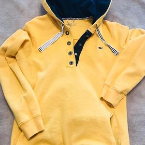 Vineyard Vines yellow/navy hoodie Sz S